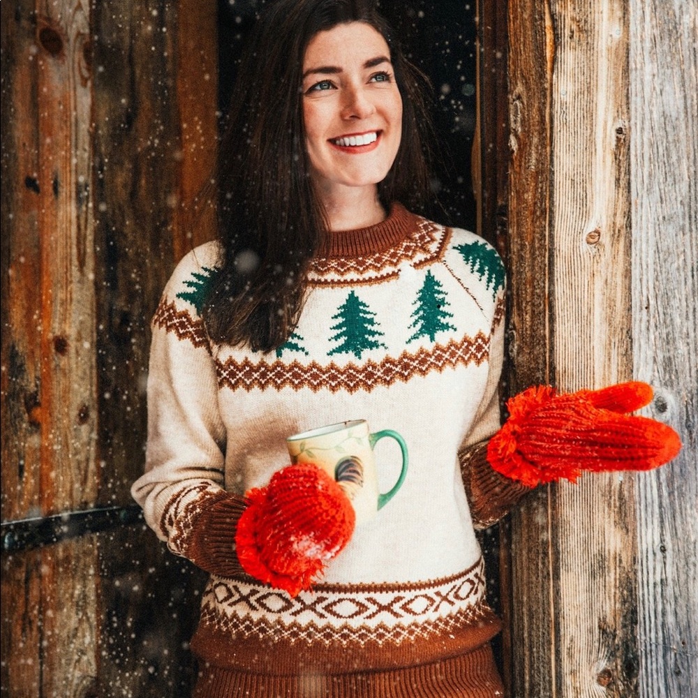 Evergreen sweater size xs
